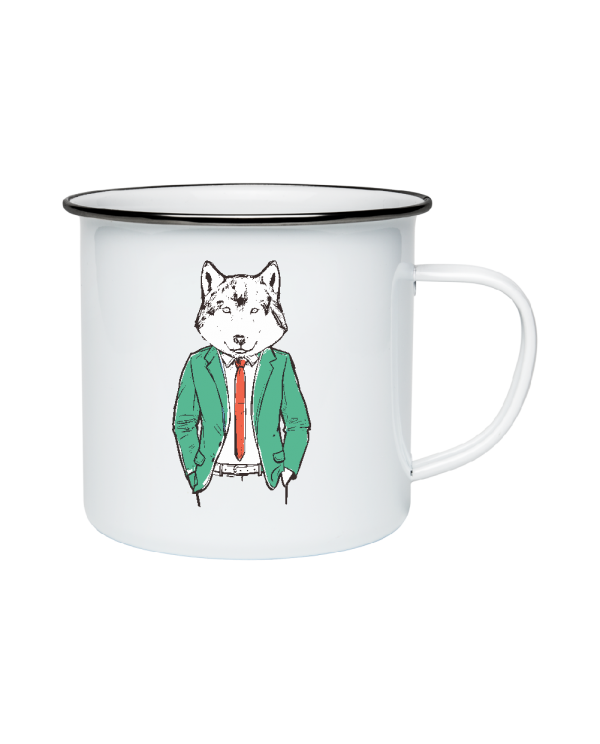 puodelis Hipster wolf puodelis Hipster wolf